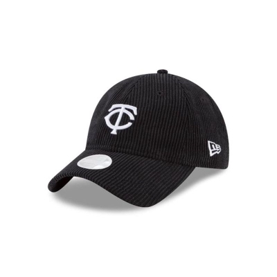 Minnesota Twins Gorra | New Era MLB Corduroy 9twenty Adjustable Cap Mexico - Negros